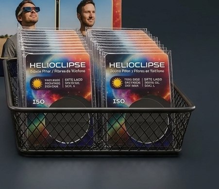 Filtres photo smartphone Helioclipse en sachets individuels